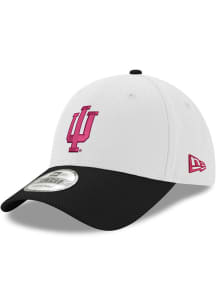 New Era Indiana Hoosiers Stretch Snap 9FORTY Adjustable Hat - White