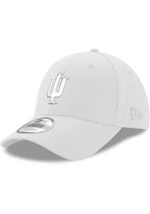 New Era Indiana Hoosiers Stretch Snap 9FORTY Adjustable Hat - White