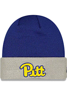 New Era Pitt Panthers Blue Cuff Mens Knit Hat