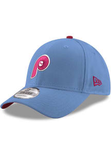 New Era Philadelphia Phillies Retro Stretch Snap 9FORTY Adjustable Hat - Light Blue