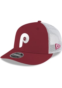 New Era Philadelphia Phillies Retro Trucker LP 9FIFTY Adjustable Hat - Maroon