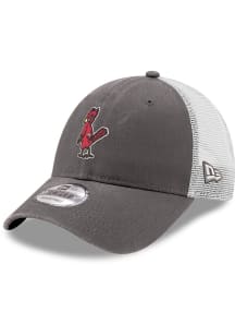 New Era St Louis Cardinals Trucker 9FORTY Adjustable Hat - Graphite