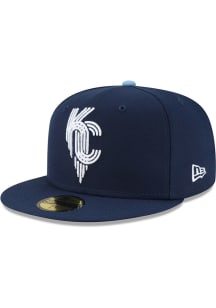 New Era Kansas City Royals Blue JR 2021 MLB CITY CONNECT 59FIFTY Youth Fitted Hat