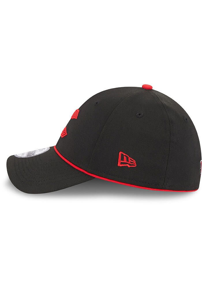 New Era Cincinnati Reds Mens Black 2023 MLB CITY CONNECT 39THIRTY Flex Hat