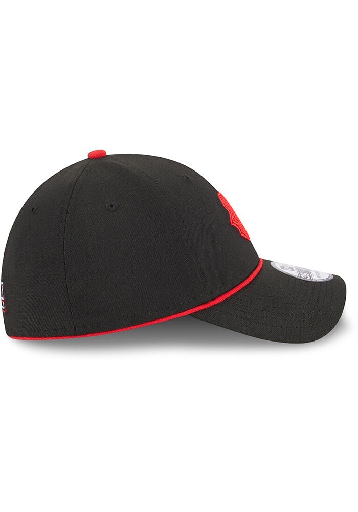 New Era Cincinnati Reds Mens Black 2023 MLB CITY CONNECT 39THIRTY Flex Hat