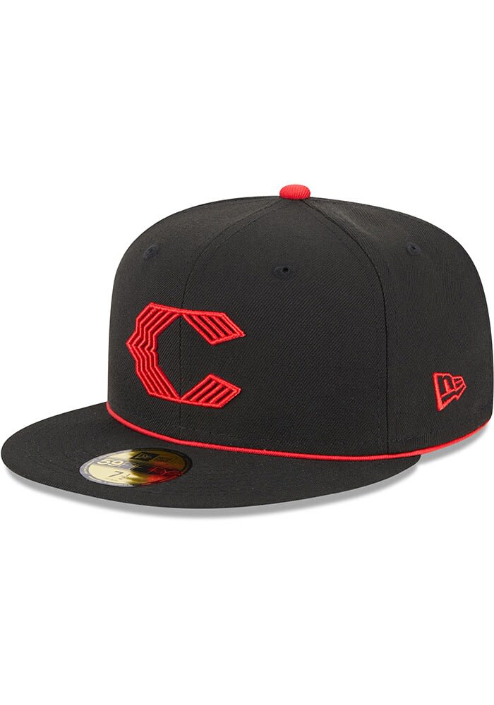 Cincinnati Reds New Era Black City Connect T-Shirt