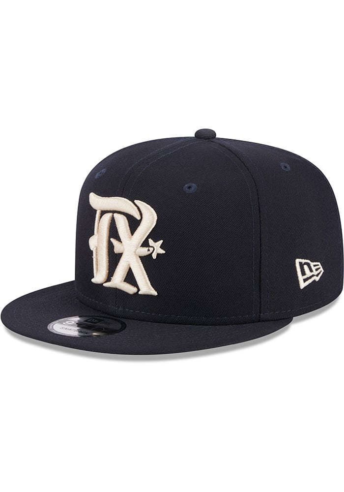 Texas Rangers New Era Snapback Hat - BLUE