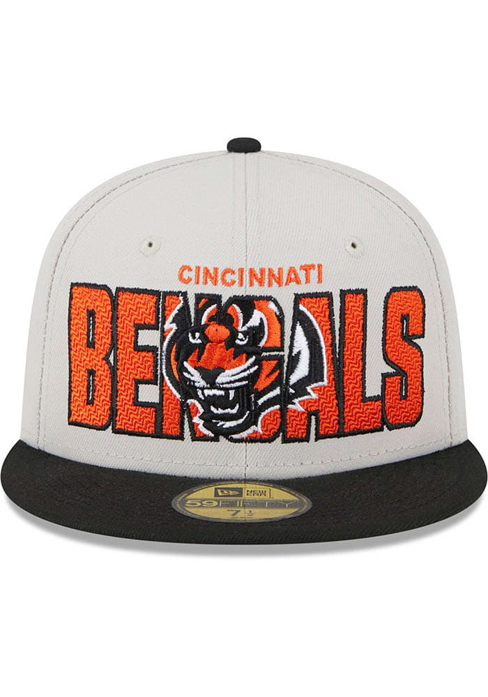 New Era Cincinnati Bengals Mens NFL Draft 59FIFTY Fitted Hat