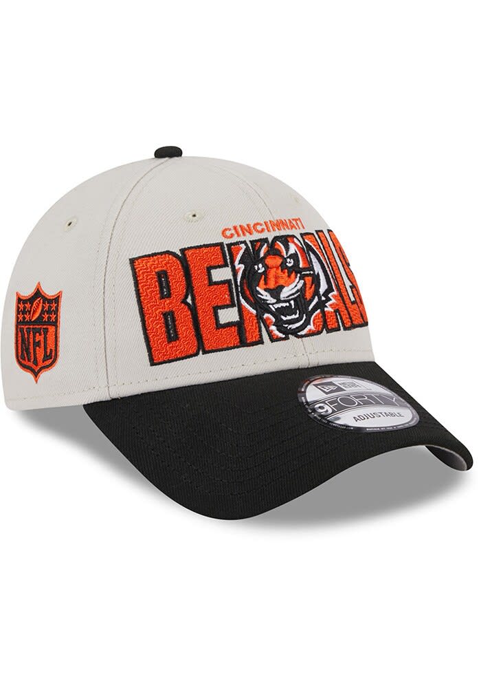 New Era Cincinnati Bengals Ivory 2023 NFL Draft 59FIFTY Fitted Hat, Ivory, POLYESTER, Rally House