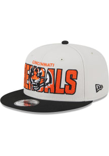 New Era Cincinnati Bengals Ivory 2023 NFL Draft 9FIFTY Mens Snapback Hat
