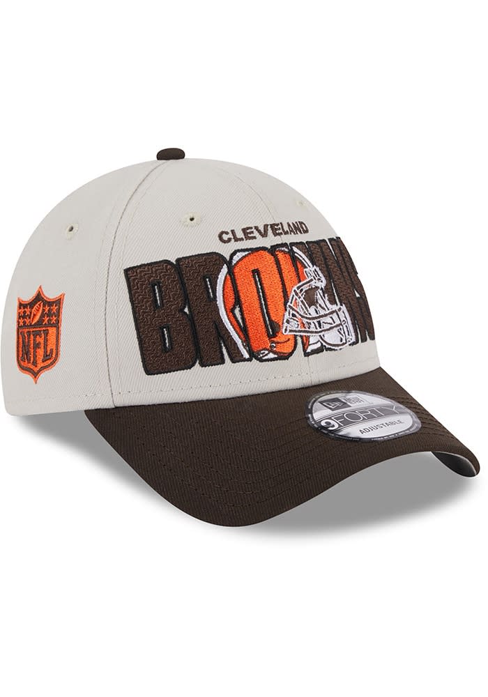 Men's Cleveland Browns New Era Brown/Orange Surge 39THIRTY Flex Hat