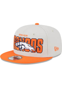 New Era Denver Broncos Ivory 2023 NFL Draft 9FIFTY Mens Snapback Hat