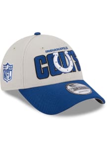 New Era Indianapolis Colts 2023 NFL Draft 9FORTY Adjustable Hat - Ivory