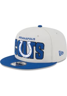 New Era Indianapolis Colts Ivory 2023 NFL Draft 9FIFTY Mens Snapback Hat
