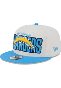 New Era Los Angeles Chargers Ivory 2023 NFL Draft 9FIFTY Mens Snapback Hat