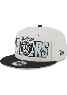 New Era Las Vegas Raiders Ivory 2023 NFL Draft 9FIFTY Mens Snapback Hat