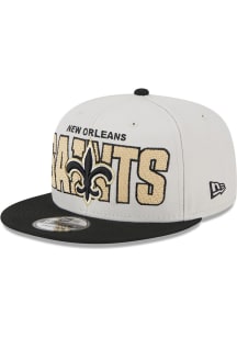 New Era New Orleans Saints Ivory 2023 NFL Draft 9FIFTY Mens Snapback Hat