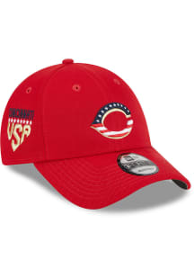New Era Cincinnati Reds 2023 4th of July 9FORTY Adjustable Hat - Red