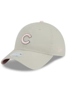 New Era Chicago Cubs White 2023 Mothers Day W 9TWENTY Womens Adjustable Hat