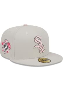 New Era Chicago White Sox Mens White 2023 Mothers Day 59FIFTY Fitted Hat