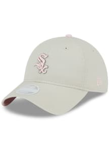 New Era Chicago White Sox White 2023 Mothers Day W 9TWENTY Womens Adjustable Hat