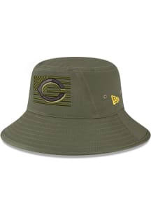 New Era Cincinnati Reds Olive 2023 Armed Forces Day Mens Bucket Hat