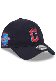 New Era Cleveland Guardians 2023 Fathers Day 9TWENTY Adjustable Hat - Navy Blue