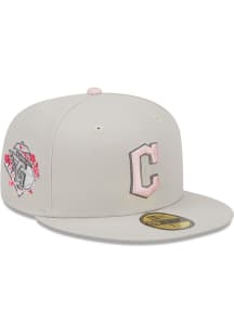 New Era Cleveland Guardians Mens White 2023 Mothers Day 59FIFTY Fitted Hat