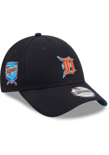 New Era Detroit Tigers 2023 Fathers Day 9FORTY Adjustable Hat - Navy Blue
