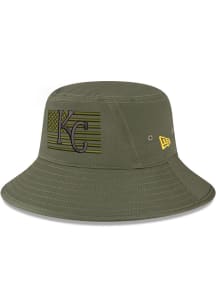 New Era Kansas City Royals Olive 2023 Armed Forces Day Mens Bucket Hat