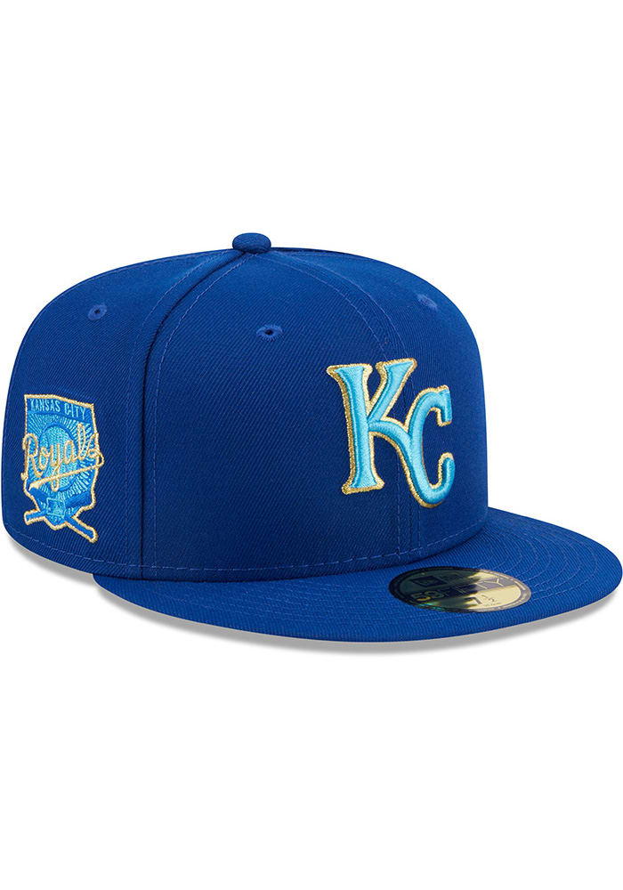 Kansas City Royals 2023 Fathers Day 59FIFTY Blue New Era Fitted Hat