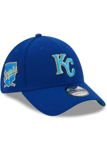New Era Kansas City Royals Mens Blue 2023 Fathers Day 39THIRTY Flex Hat