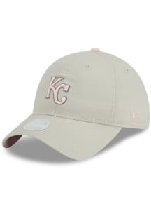 New Era Kansas City Royals White 2023 Mothers Day W 9TWENTY Womens Adjustable Hat