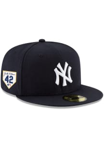 New Era New York Yankees Mens Navy Blue 2023 Jackie Robinson Day 59FIFTY Fitted Hat