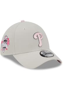New Era Philadelphia Phillies Mens White 2023 Mothers Day 39THIRTY Flex Hat