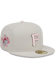 New Era Pittsburgh Pirates Mens White 2023 Mothers Day 59FIFTY Fitted Hat