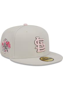 New Era St Louis Cardinals Mens White 2023 Mothers Day 59FIFTY Fitted Hat