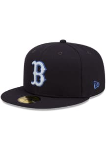 New Era Boston Red Sox Mens Navy Blue Monocamo 59FIFTY Fitted Hat