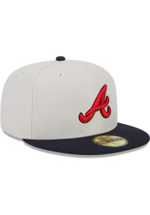 New Era Atlanta Braves Mens White World Class 59FIFTY Fitted Hat