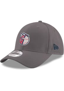 New Era Cleveland Guardians Stretch Snap 9FORTY Adjustable Hat - Grey