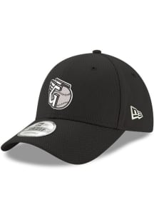 New Era Cleveland Guardians Stretch Snap 9FORTY Adjustable Hat - Black
