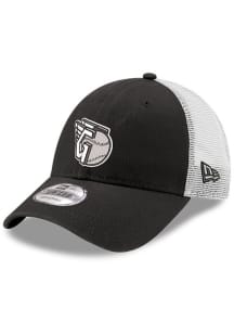New Era Cleveland Guardians Trucker 9FORTY Adjustable Hat - Black