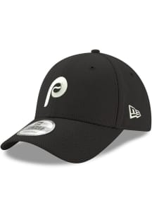 New Era Philadelphia Phillies Stretch Snap 9FORTY Classic Adjustable Hat - Black
