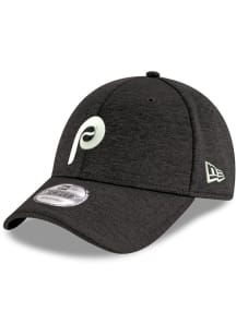 New Era Philadelphia Phillies Stretch Snap 9FORTY Adjustable Hat - Black