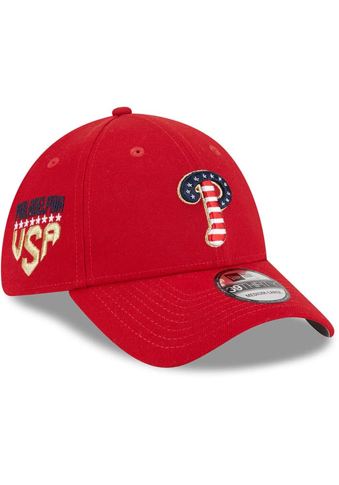 Philadelphia Phillies 2023 4th of July 39THIRTY Red New Era Flex Hat