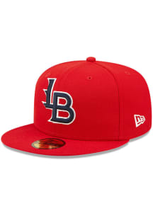 New Era Louisville Bats Mens Red 2023 Authentic Collection 59FIFTY Fitted Hat