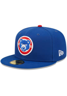 New Era South Bend Cubs Mens Blue 2023 Authentic Collection 59FIFTY Fitted Hat