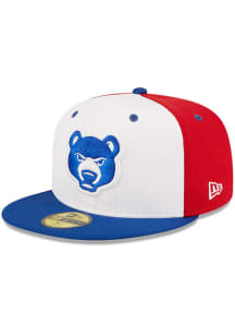 New Era South Bend Cubs Mens White 2023 Batting Practice 59FIFTY Fitted Hat