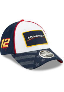 New Era NASCAR Gear 9FORTY Stretch Snap Blaney Adjustable Hat - Blue