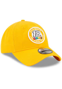 New Era NASCAR Gear 9TWENTY Adj Kyle Busch Adjustable Hat - Yellow